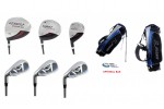 AGXGOLF BOYS LEFT HAND STARTER MAGNUM GOLF CLUB SET wDRIVER+IRONS+PUTTER - OPTIONAL BOYS STAND BAG ! BUILT in the USA !